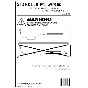 StarkLED Flare 0.7A (30W) Constant Current Power Supply