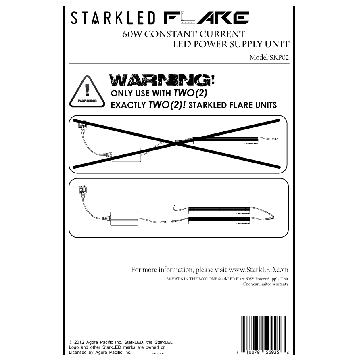 StarkLED Flare 1.4A (60W) Constant Current Power Supply